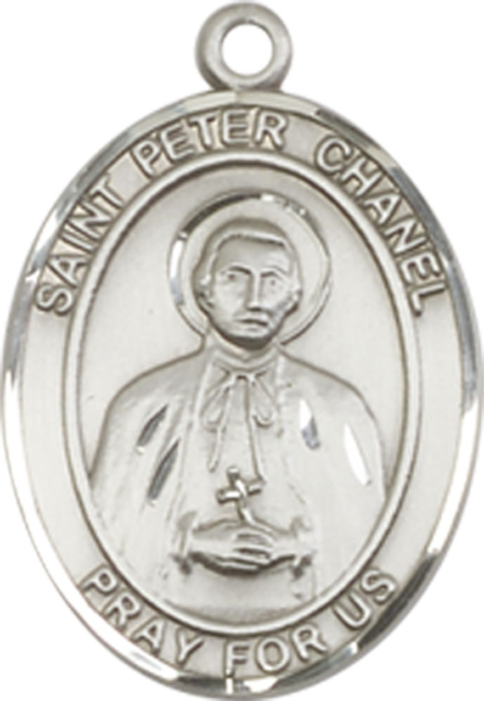 Sterling Silver Saint Peter Chanel Medal
