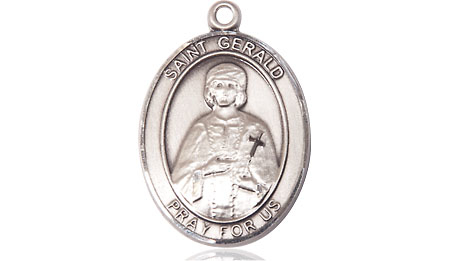 Sterling Silver Saint Gerald Medal