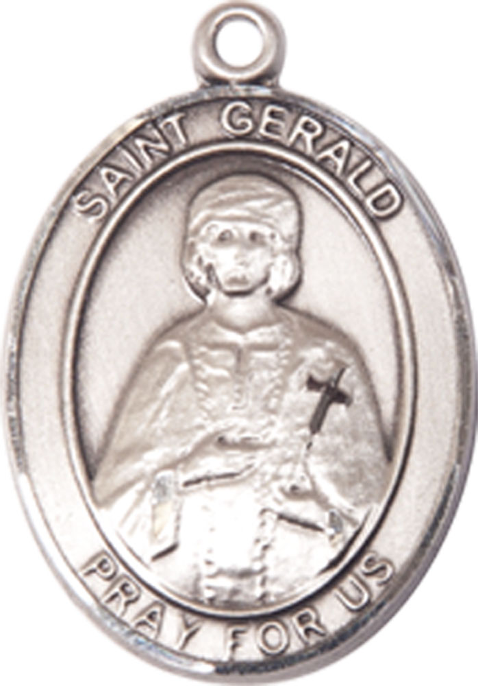 Sterling Silver Saint Gerald Medal
