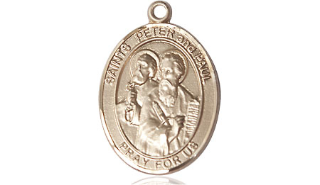 14kt Gold Filled Saint Peter St Paul Medal