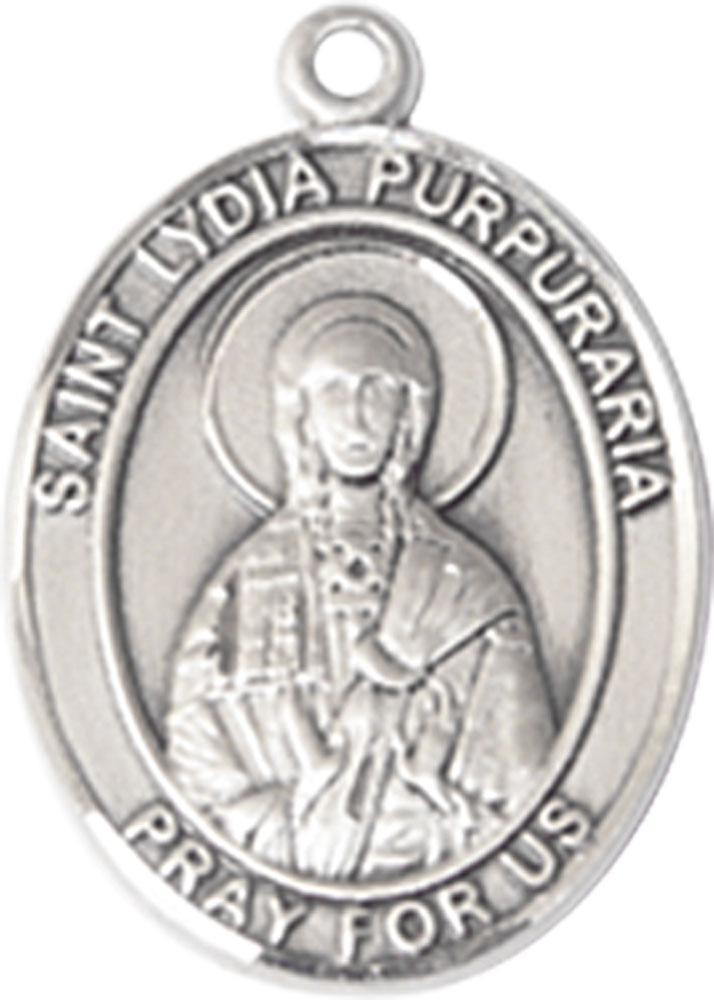 Sterling Silver Saint Lydia Purpuraria Medal