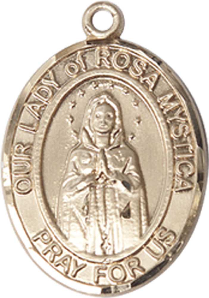 14kt Gold Filled Our Lady of Rosa Mystica Medal