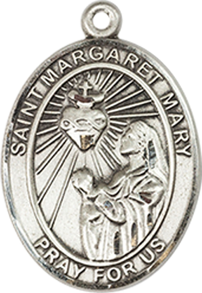 Sterling Silver Saint Margaret Mary Alacoque Medal