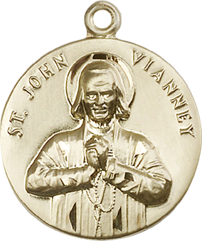 14kt Gold Filled Saint John Vianney Medal