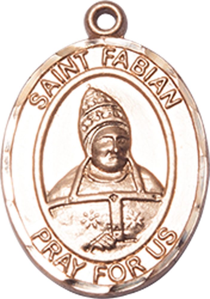 14kt Gold Filled Saint Fabian Medal