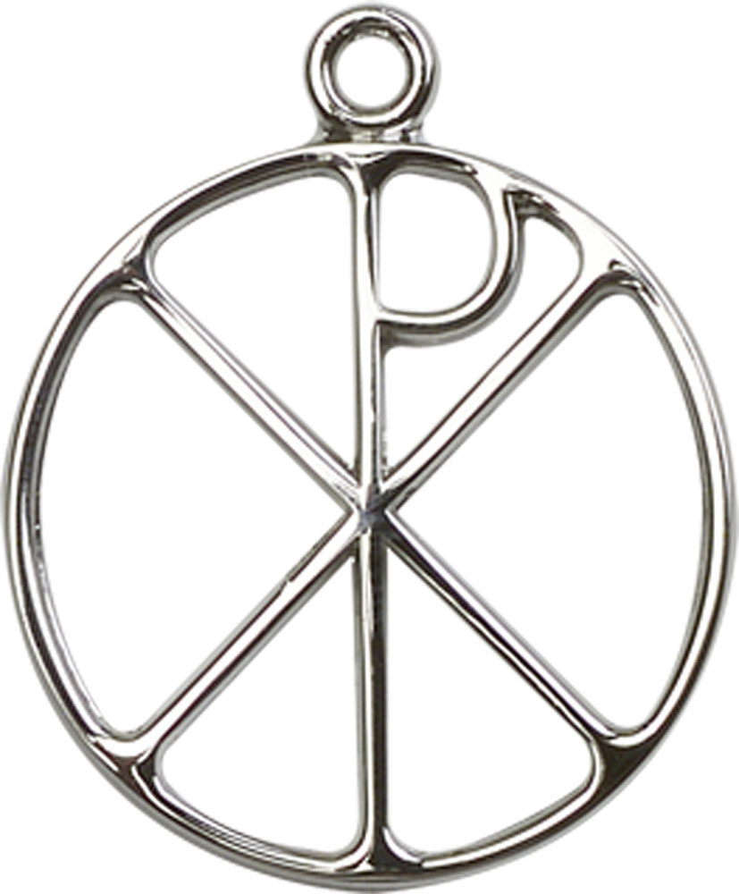 Sterling Silver Chi Rho Medal