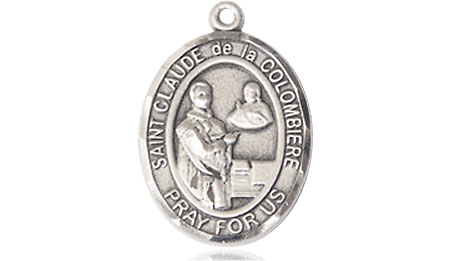 Sterling Silver Saint Claude de la Colombiere Medal