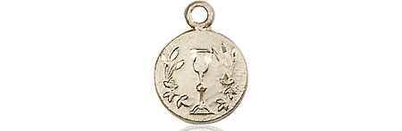 14kt Gold Filled Communion Chalice Medal