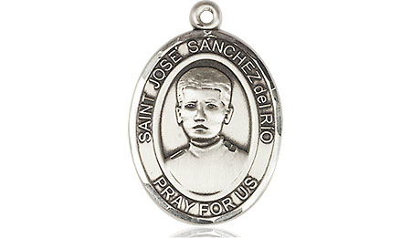 Sterling Silver Saint Jose Canchez del Rio Medal