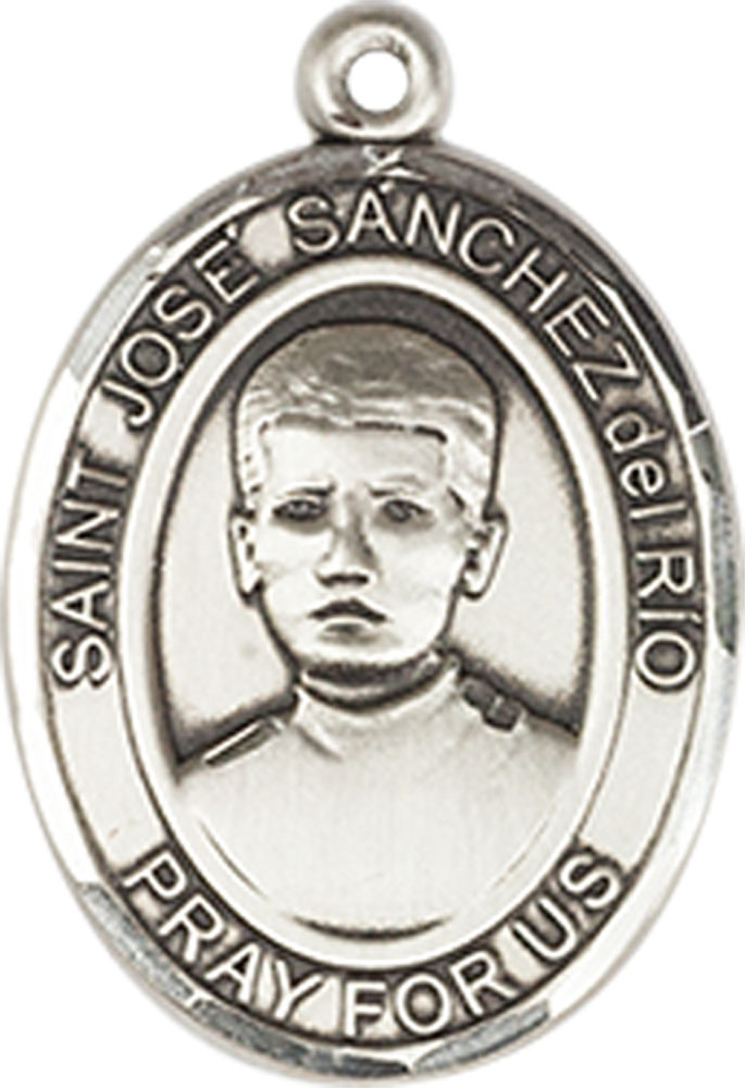 Sterling Silver Saint Jose Canchez del Rio Medal