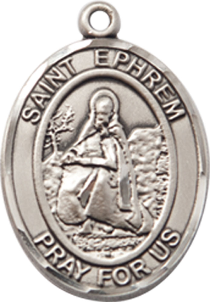 Sterling Silver Saint Ephrem Medal