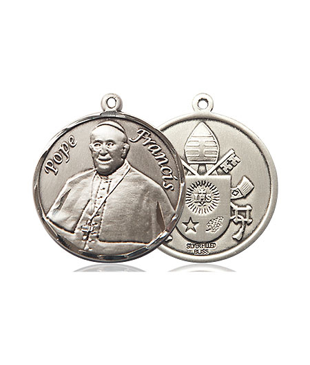 Sterling Silver Pope Francis Medal