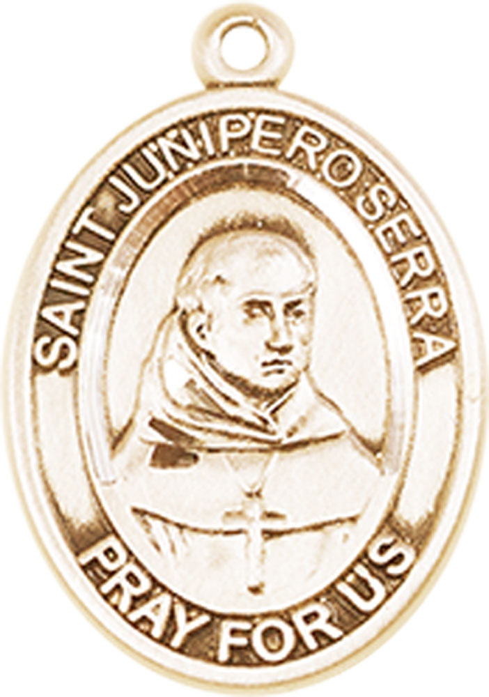 14kt Gold Saint Junipero Serra Medal