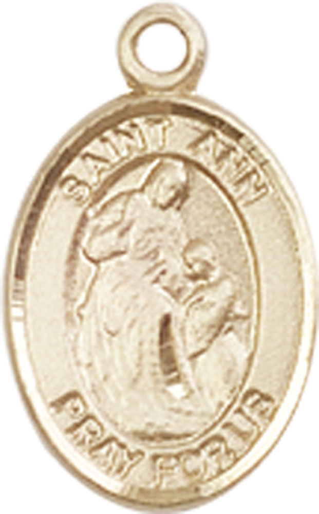 14kt Gold Filled Saint Ann Medal