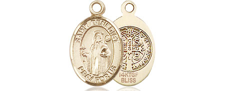 14kt Gold Filled Saint Benedict Medal
