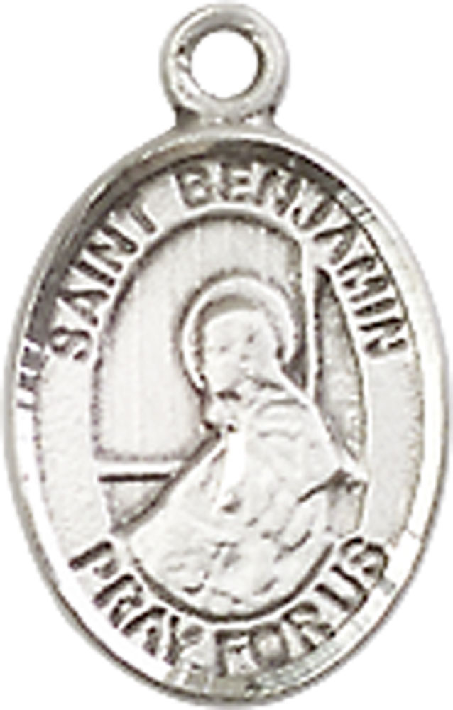 Sterling Silver Saint Benjamin Medal