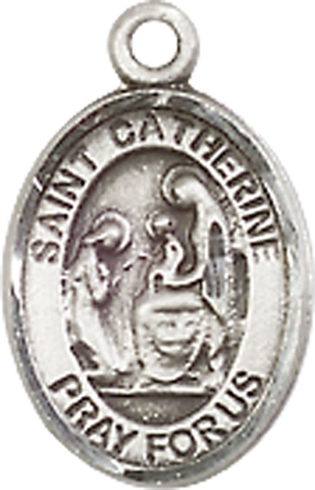 Sterling Silver Saint Catherine of Siena Medal