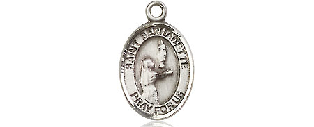 Sterling Silver Saint Bernadette Medal