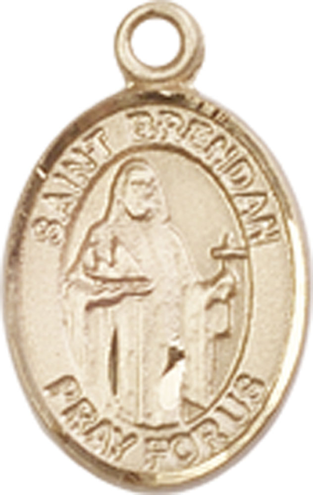 14kt Gold Filled Saint Brendan the Navigator Medal