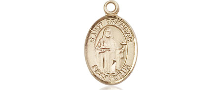 14kt Gold Filled Saint Brendan the Navigator Medal