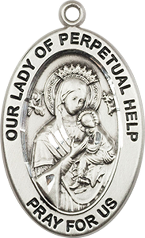 Sterling Silver Our Lady of Perpetual Help Medal