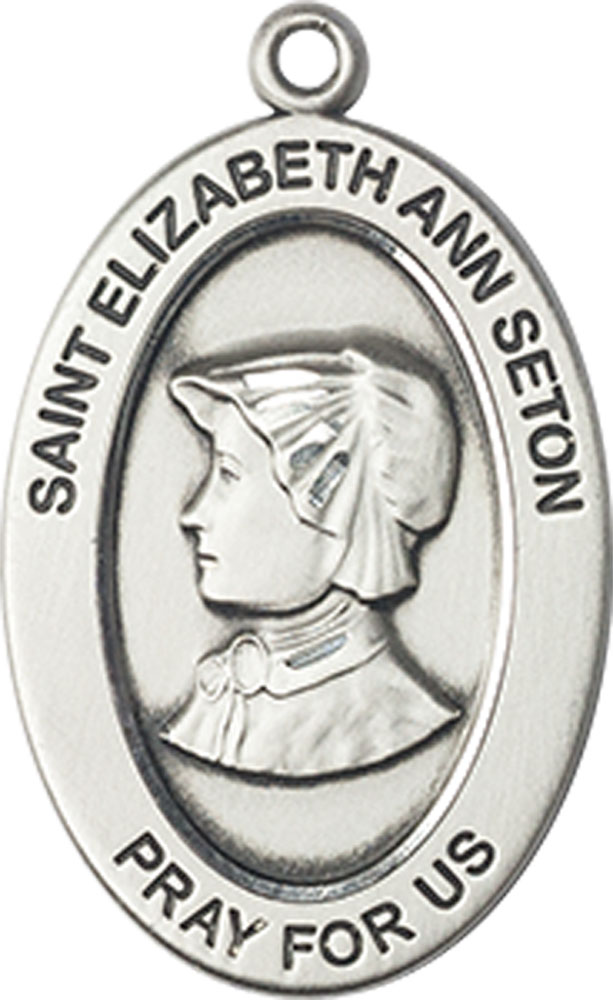 Sterling Silver Saint Elizabeth Ann Seton Medal