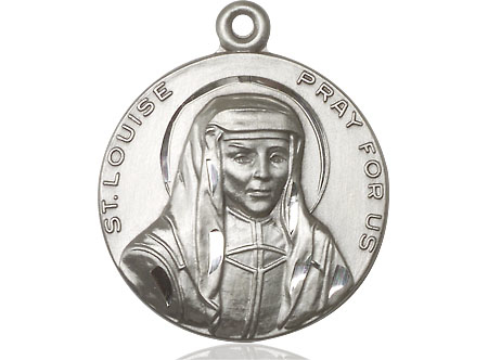 Sterling Silver Saint Louise Medal