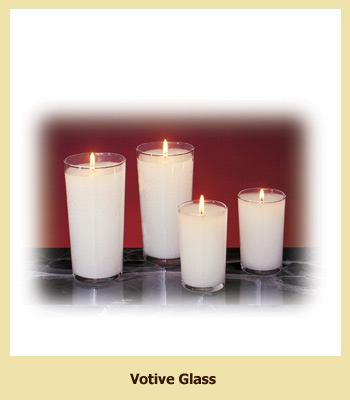 24 Hour Composition Wax Case, 6 dozen per case (crystal)
