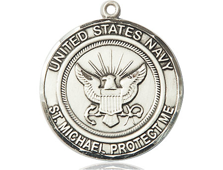 Sterling Silver Navy St Michael Medal