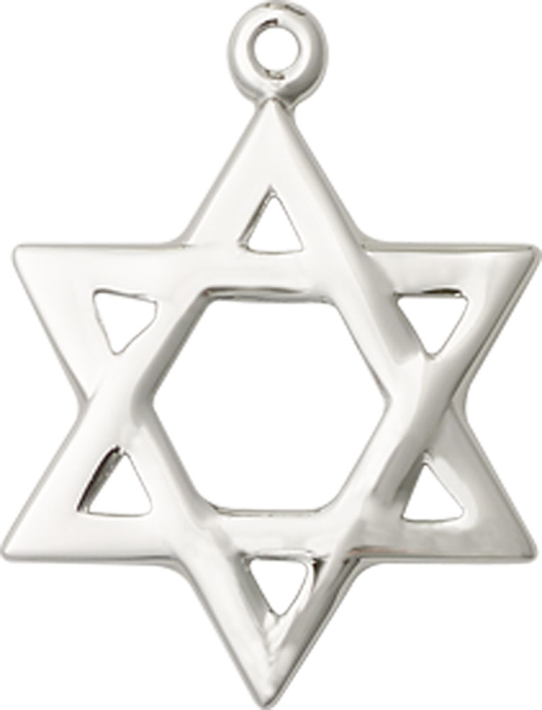 Sterling Silver Star of David Medal