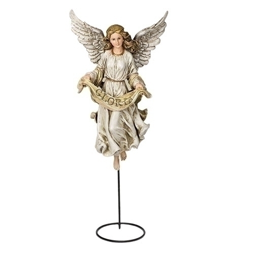 27&quot; Scale 30&quot;Full Color Gloria Angel Fig - Christmas