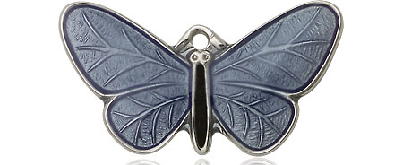 Sterling Silver Butterfly Medal