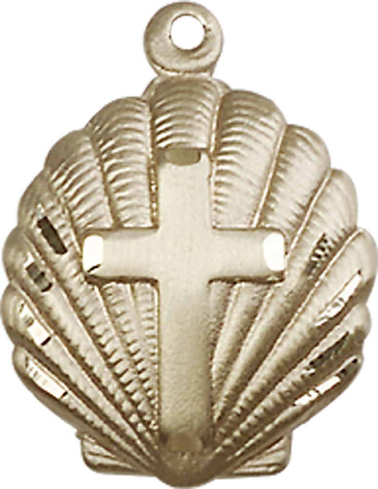 14kt Gold Filled Cross Medal