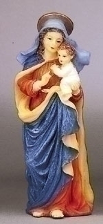 4&quot;H Blessed Virgin Mary