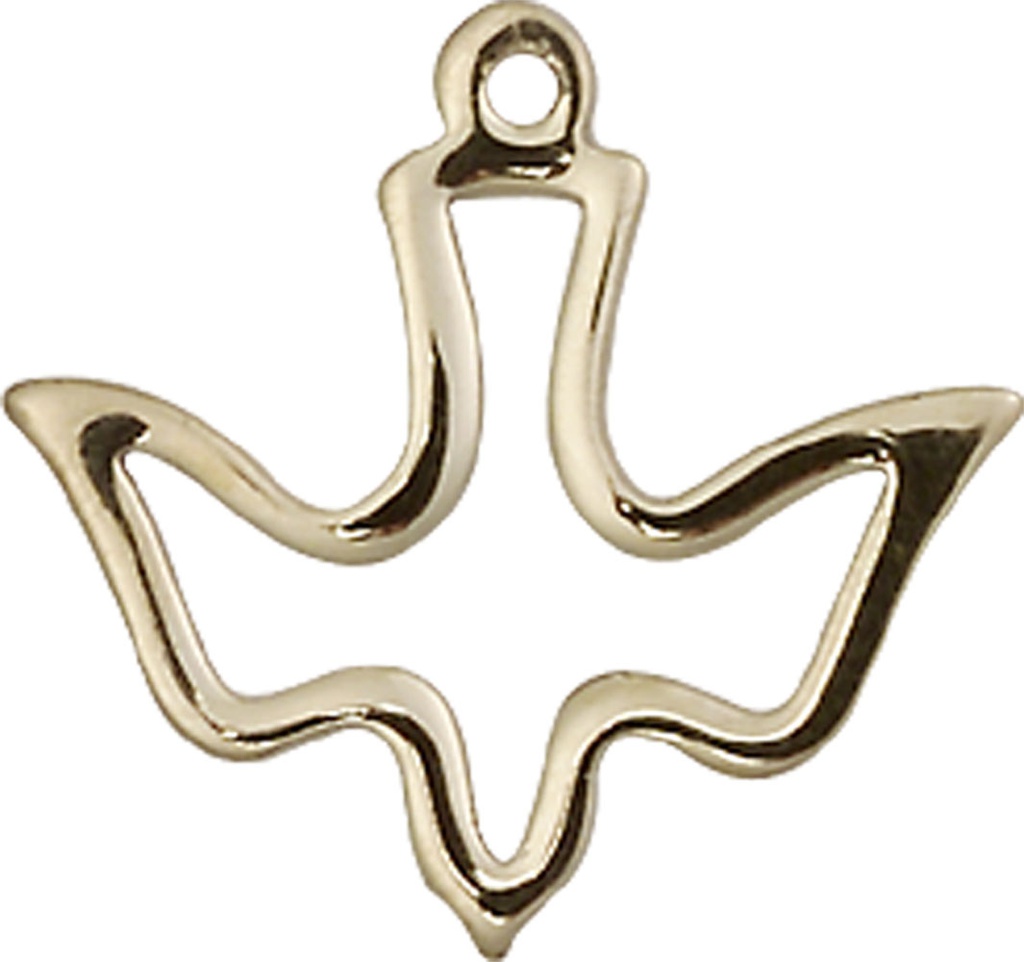 14kt Gold Filled Holy Spirit Medal