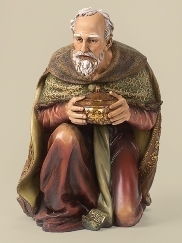 39&quot; Scale Color Kneeling King - Christmas