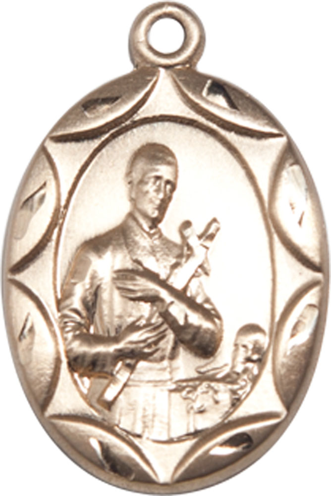 14kt Gold Filled Saint Gerard Medal