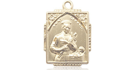 14kt Gold Filled Saint Gerard Medal