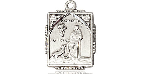 Sterling Silver Saint Roch Medal