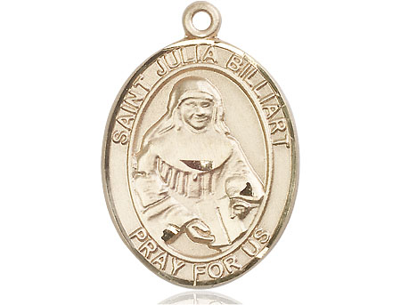 14kt Gold Saint Julia Billiart Medal