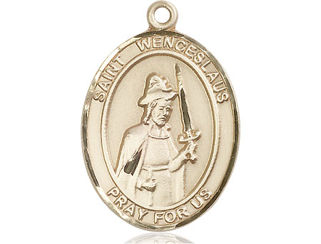 14kt Gold Saint Wenceslaus Medal