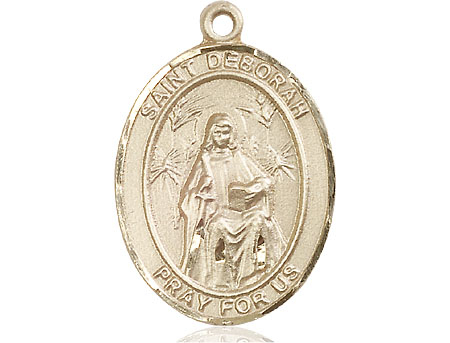 14kt Gold Saint Deborah Medal