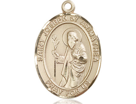 14kt Gold Saint Joseph of Arimathea Medal