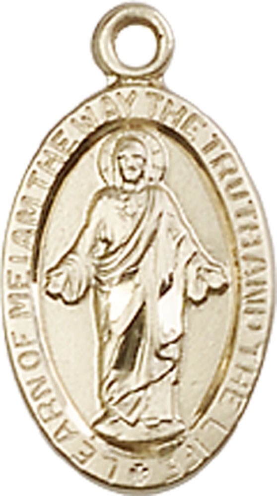 14kt Gold Scapular Medal