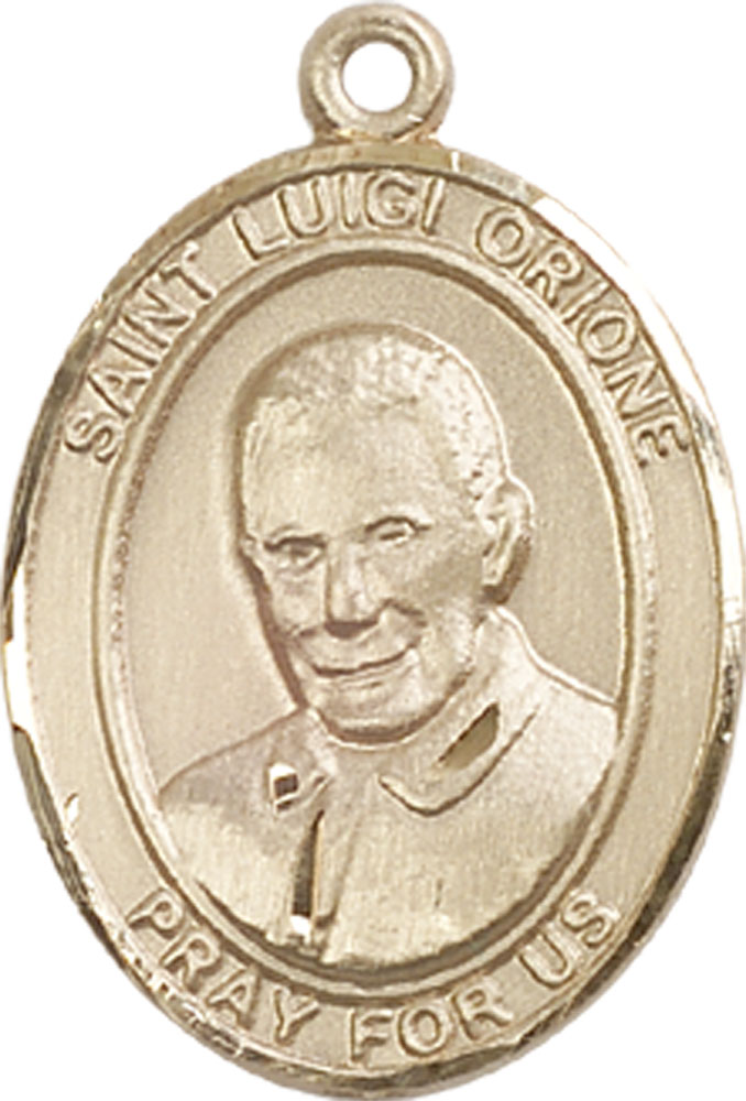 14kt Gold Saint Luigi Orione Medal