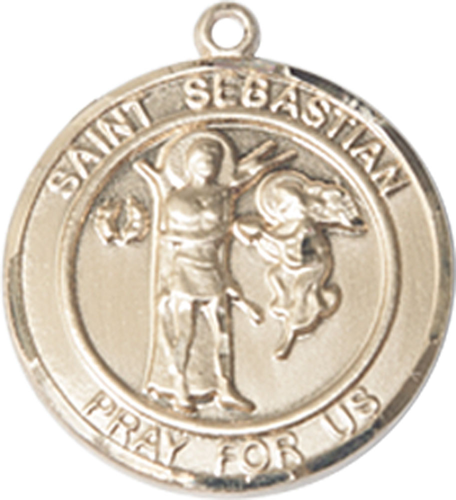 14kt Gold Scapular Medal