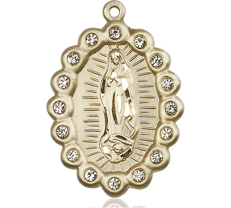 14kt Gold Filled Our Lady of Guadalupe Medal