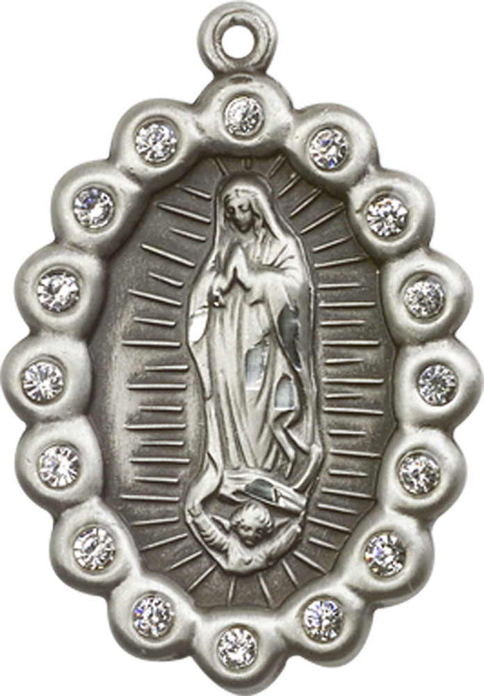 Sterling Silver Our Lady of Guadalupe Medal