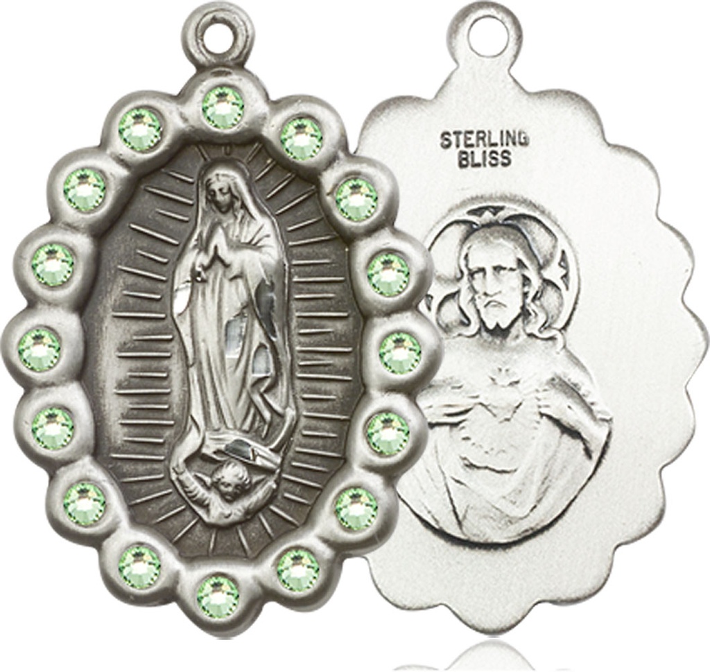Sterling Silver Our Lady of Guadalupe Medal