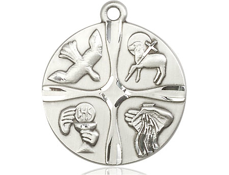 Sterling Silver Christian Life Medal